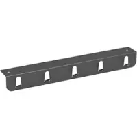 Kesseböhmer K-Line Side Hakenleiste 350 x 40 x 40 mm mit 5 Haken Anthrazit Unterbaumontage