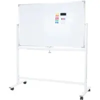 Proregal Whiteboard HxBxT 186x160x50 cm Mobil Rollbar Inkl. Zubehör Magnettafel Memoboard Pinnwand