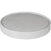 Papstar Starpak Deckel für Suppenbecher, Pappe "To Go" rund Ø 9,9 cm weiß 500 Stück