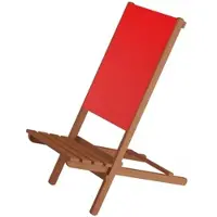 Erst-Holz Wikingerstuhl Lagerfeuerstuhl Partystuhl Buche 10-350 Rot