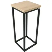Holz4home Blumenständer Dekoständer Sonoma Eiche 50 cm