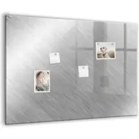 Tulup Magnetische Glastafel Metallwand 100x70 cm Magnettafel Mit Marker Beschreibbar Schwarzer Marker Magnettafel Für Termine