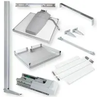 Kesseböhmer Komplettset Convoy Premio H: 1630 mm (optimale Schrankinnenhöhe 2000-2099 mm, höher möglich) Türanschlag LINKS