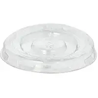 Papstar Starpak Deckel für Dressingbecher, PET rund Ø 5,9 cm, 0,7 cm klar 5000 Stück