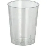 Multi Plastglas snapsglas 2 cl /4 cl H52 mm PS Klar,40 ps x 50 stk/krt