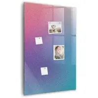 Tulup Glas Magnettafel Gradientenabstraktion 60x90 cm Magnettafel Zum Beschriften Weißer Marker Magnettafel Für Notizen