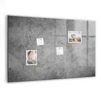 Tulup Glas Magnettafel Industriewand 90x60 cm Magnettafel Zum Beschriften Weißer Marker Magnettafel Für Notizen