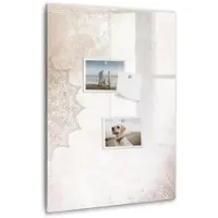 Coloray Magnetische Notiztafel - Schwarzer Marker + Schwamm + Magnete - 40 x 60 cm - Mandalas