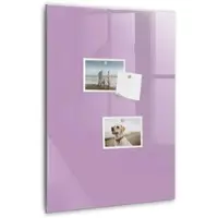 Coloray Magnetische Notiztafel - Schwarzer Marker + Schwamm + Magnete - 40 x 60 cm - Flieder