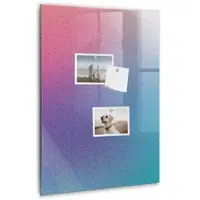 Tulup Magnettafel Glas Gradientenabstraktion 40x60 cm Magnettafel Zum Schreiben Weißer Marker Magnettafel Flur Glas