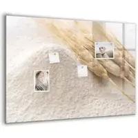 Tulup Magnettafel Glas Mehl 100x70 cm Magnettafel Zum Schreiben Schwarzer Marker Magnettafel Flur Glas