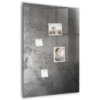 Tulup Magnettafel Aus Glas Zerkratztes Metall 70x100 cm Whiteboard Magnetisch Glas Weißer Marker Magnettafel Modern Glas