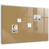 Tulup MAGNETTAFEL 100x70 Beige schwarzer Marker
