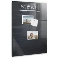 Tulup Magnettafel Glas Menütafel 40x60 cm Magnettafel Zum Schreiben Weißer Marker Magnettafel Flur Glas