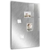 Tulup Magnetische Glastafel Metallblitz 70x100 cm Magnettafel Mit Marker Beschreibbar Schwarzer Marker Magnettafel Für Termine