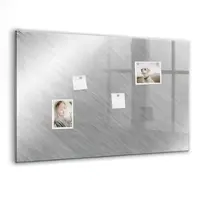 Tulup Glas Magnettafel Metallwand 90x60 cm Magnettafel Zum Beschriften Schwarzer Marker Magnettafel Für Notizen