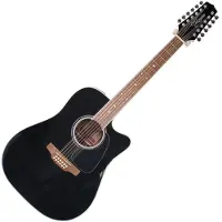 Takamine GD38CE Dreadnought 12 Saiten Elektroakustik schwarz Glanz