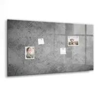 Tulup Glasmagnettafel Industriewand 120x60 cm Glastafel Magnetisch Beschreibbar Weißer Marker Magnettafel Für Organisation