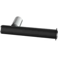 Evenes Reserve-Papierrollenhalter Elida schwarz matt pulverbeschichtet, BxHxT:32x190x87mm