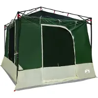 vidaXL Innenzelt mit Dach mit Speicher Grün 290 x 288 x 234 cm Taft