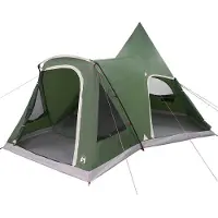 vidaXL Teepee Zelt für 5 Personen 5 Personen Grün