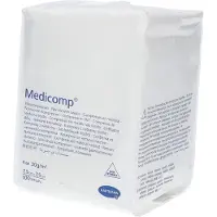 Medicomp Vlieskomp.unsteril 7,5x7,5 cm 4fach 100 St Kompressen