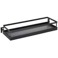 Kesseböhmer Dispensa Tandem Side Türregal inkl. 2x ARENA Style Einhängetablare anthrazit Höhe: 600 mm für 60er Unterschrank