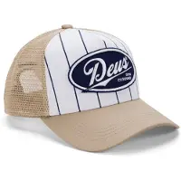 Deus Kappe Forecourt Trucker Unisex Safari / White / Navy