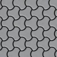 ALLOY Mosaik Fliese Massiv Metall Edelstahl Matt Grau 1,6mm Stark Ubiquity-s-s-ma 1 Paket mit 10 Matten 0,75 m2 Grau