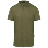 Karlowsky Kurzarm Kochjacke Green-Generation | | Moss Green (ca. Pantone 7764C) | 72