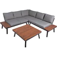 Garden Pleasure Lounge-Gruppe THERESA, 4tlg.