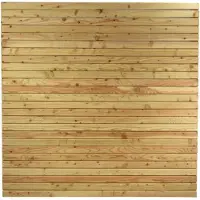 Mega Holz Sichtschutzzaun Rhombus DIY Lärche Natur 180x180 cm Gartenzaun Sichtschutz