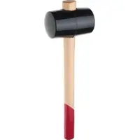 Ruthe Gummihammer mit Eschenstiel, 1500g