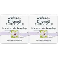 Medipharma cosmetics Oliven Mand REG Nachtpfl x2 2x50 ml Nachtcreme