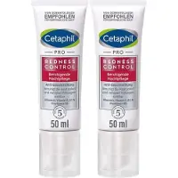 Cetaphil Redness Control beruhigende Nachtpflege 2x 2x50 ml Nachtcreme