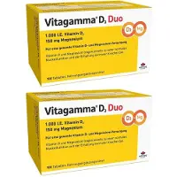 Vitagamma D3 Duo 1.000 I.E Vit.D3 150mg Magnes.NEM 2x 2x100 St Tabletten