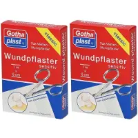 Gothaplast Wundpfl.sensitiv 6 cmx1 m geschnitten 2x 2x1 St Pflaster