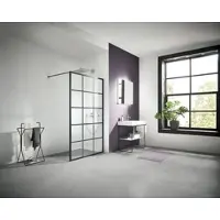 Kermi XDWW1110203PK Walk-In Dark Edition WW1 1100x