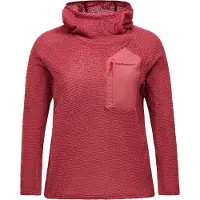 Peak Performance - Ultraleichte Fleecejacke mit Reißverschluss Polartec Alpha - W Freelight Alpha Hood Wild Rouge für Damen - Größe M - Rot