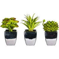 Otto Home Kunstpflanze "Loreen" im Topf, 3er Set