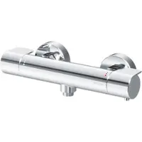AM.PM Thermostat Duscharmatur X-Joy Brausearmatur aus Messing, Mischbatterie, Duschthermostat FXA40000 Chrom