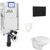Fayans Jika Wand-WC Set für Einmauerung + Neo WC SIKOJJ3
