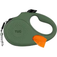 TUG Oval 360° Rollleine mit Spender - M - 5 M - Grün