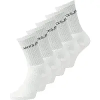 Jack & Jones Tennissocken "JACREGEN TENNIS SOCK 5 PACK NOOS" Packung, 5 Paar tlg. mit Stretchanteil