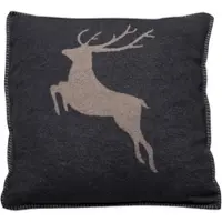 David Fussenegger Kissenhülle Sylt 'Hirsch' 50 x 50 cm (Farbe: Braun)
