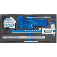 Gedore 1500 CT1-711 Mess-Sortiment in Check-Tool-Modul, 2309084