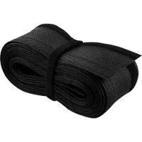Deltaco LDR19, Kabelmuffe, Tisch/Wand, Nylon, Schwarz