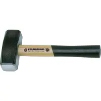 Peddinghaus Fäustel 1250g, geschmiedeter Kopf, mit Holzstiel, nach DIN 6475