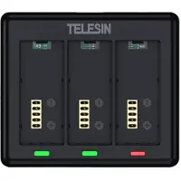 Telesin Ladegerät für 3 Batterien - GoPro Hero 13