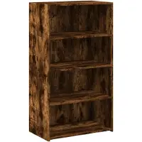 vidaXL Highboard Räuchereiche 70x41x124 cm Holzwerkstoff